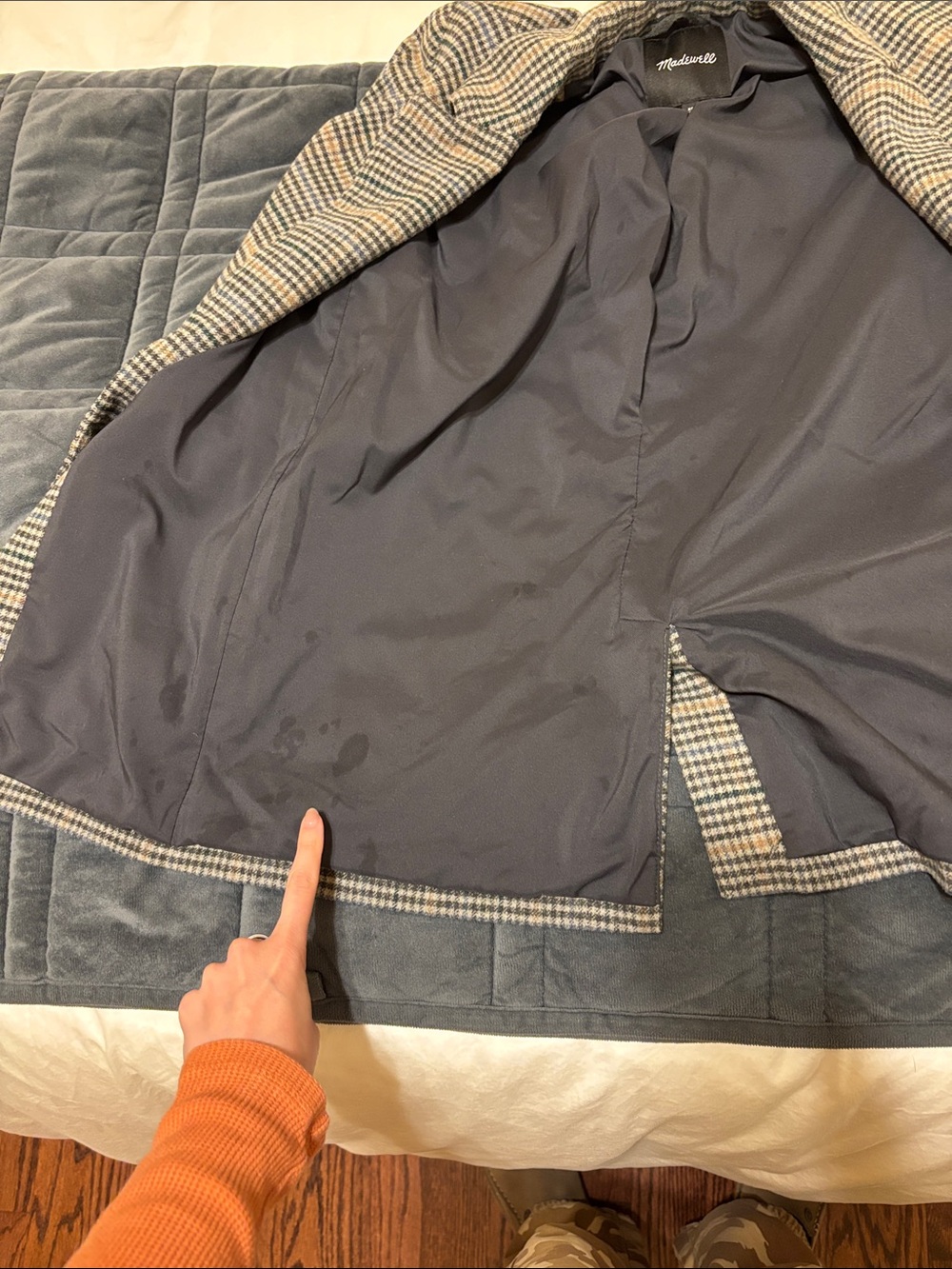 Madewell wool plaid blazer - Picture 8 of 8